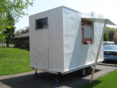 6X12 ft concession/ enclosed trailer no 