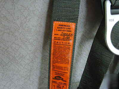 Body harness for welders kevlar nomex*** surplus ***