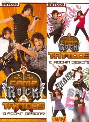 Camp rock bulk vending tattoos