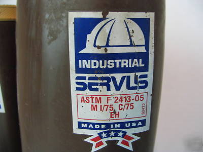 Industrial servus neoprene steel toe boots sz 8 
