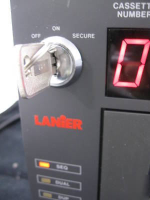 Lanier advocate v lcr-5 court recorder 4-ch transcriber