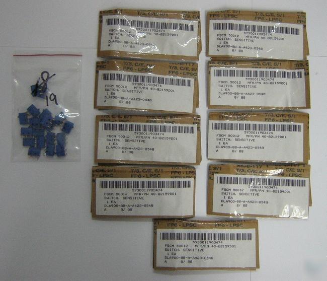 Lot of 28 motorola inc B2-400021 sensitive switches