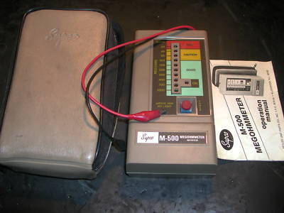 Megohmmeter _ supro m-500