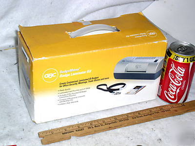 New gbc badgemates id badge laminator kit H45 5 mil