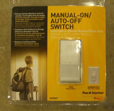 New pass & seymour occupancy sensor light switch - 