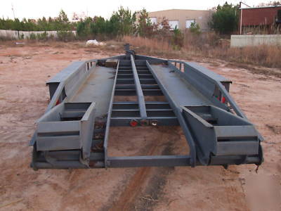 Belshe t-18 back hoe/equipment trailer 18,000 lbs gwvr