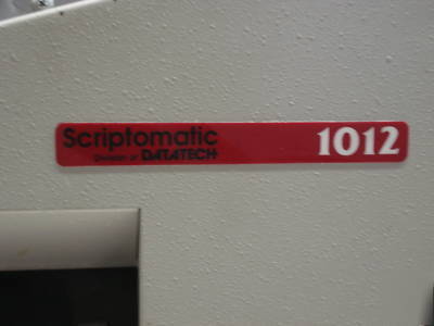 Datatech scriptomatic 1012 labeler tabber 