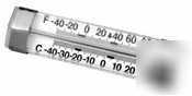 Fmp thermometer -40/80F 1-3/8IN x 5IN |138-1045