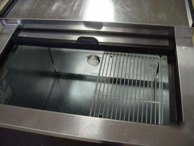 True t-24-gc glass and plate chiller/froster