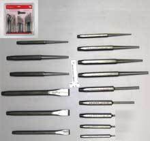 Punch & chisel set 16 pieces CHIPC16