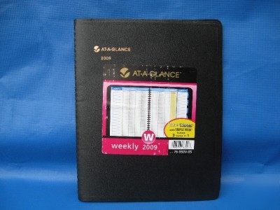 At-a-glance 2009 weeklytriple 3 views IN1 quick notes