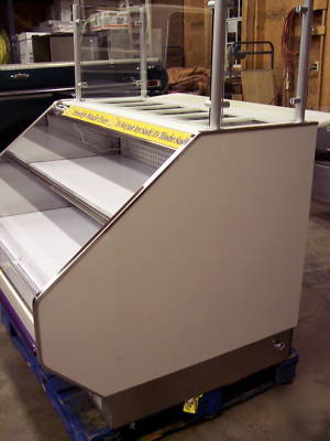 Barker refrigerated display case, sushi, sandwich salad