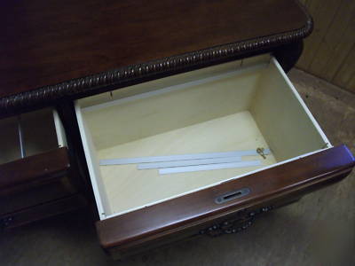 Executive desk, credenza and file cabinet 3 pieces