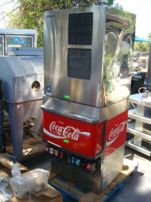Hoshizaki km-900MAF ice machine and cornelius fountain
