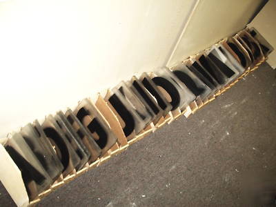 Marquee letters 156 pieces thick, heavy duty used