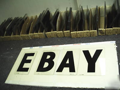 Marquee letters 156 pieces thick, heavy duty used