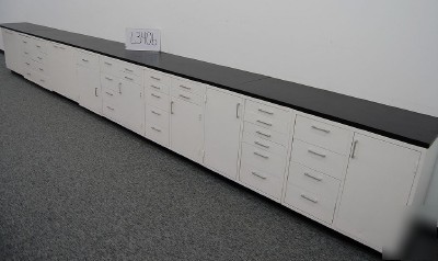Lab laboratory cabinets / casework 24' w/ tops