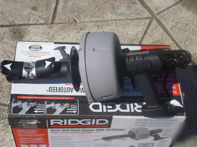Ridgid drain cleaner (k-39AF) auto-feed
