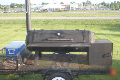 Smoker on a trailer