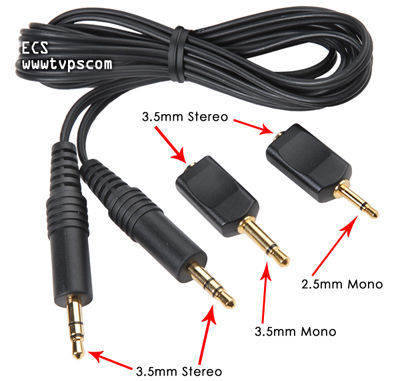 Olympus ka-333 KA333 3.5 mm patch cable 