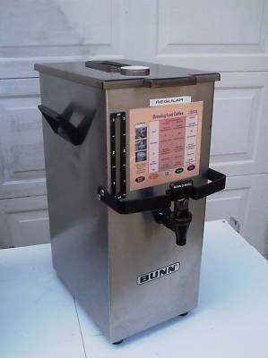 (2) bunn TD4T commercial ice tea dispensers iced