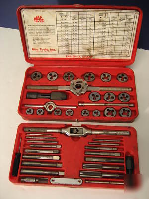 Mac tools 3606TS sae taps & dies set #4 1/2