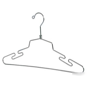 New 100 chrome clothing hangers - 18