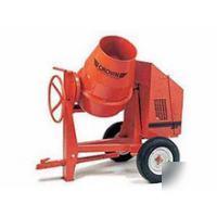 Crown C6C gas engine towable concrete mixer