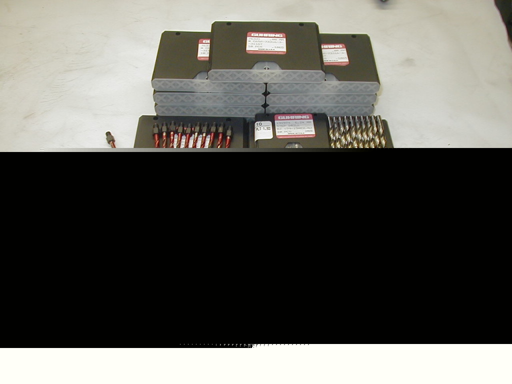Dotco 90 degree snake drill motor 3200RPM w/ drills 