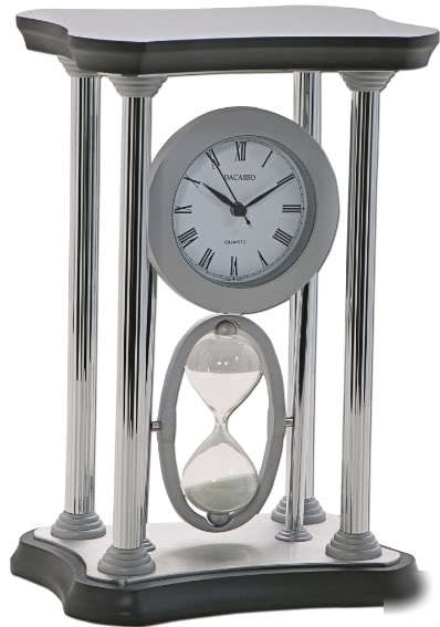 New brand dacasso vintage wood desk clock for office 