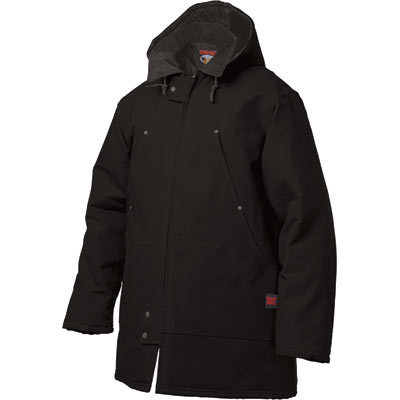 Tough duck hydro parka w hood - xx-l, black