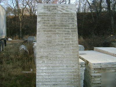 Aluminum brick faced concrete wall forms and more