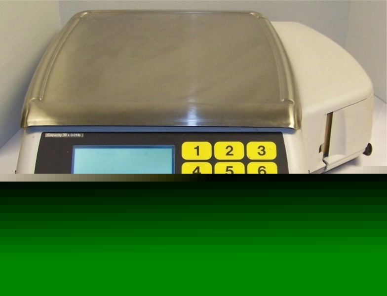 Hobart quantum pos countertop digital scale & printer
