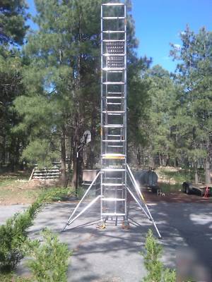Like new upright aluminum aerial platform condition**