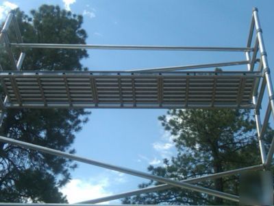 Like new upright aluminum aerial platform condition**