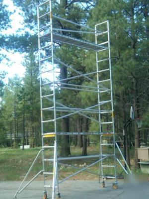 Like new upright aluminum aerial platform condition**