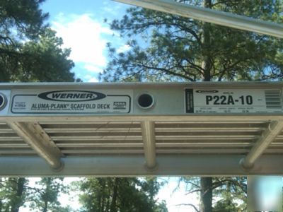 Like new upright aluminum aerial platform condition**