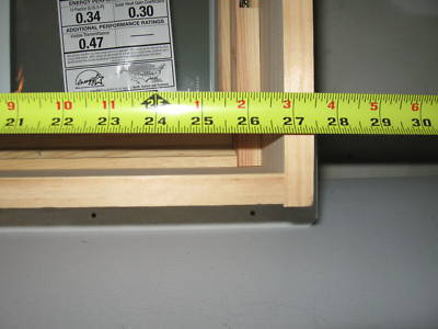 New 2 - andersen awning venting windows w/ hrdwre 