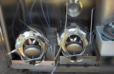 Qty 3 alloy products pressure vessels 