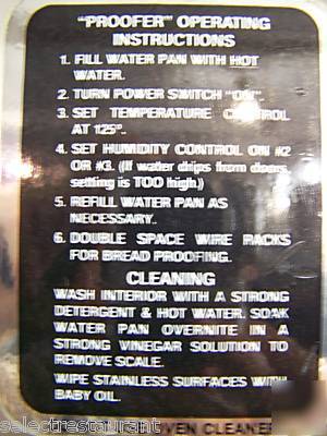 Super systems RP16 double proofer bakery oven + range