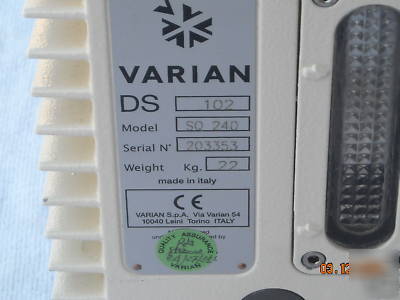 Varian ds 102 vacuum pump model SQ240