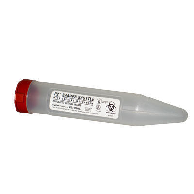 Kendall P2 sharps shuttle container 1.5