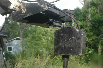 Lowe mod 1650 auger bobcat attachment bobtach hex shaft
