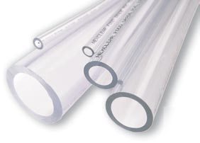 Pvc tube, 1/2 id x 5/8 od .062 wall, 100 ft/box