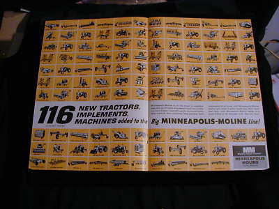 1964 minneapolis moline tractor ad centerfold 116