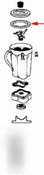 Lid gasket for waring blender - 222-1068