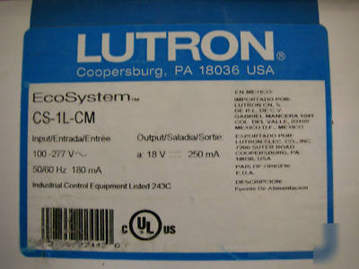 Lutron ecosystem cs-1L-cm lighting network bus