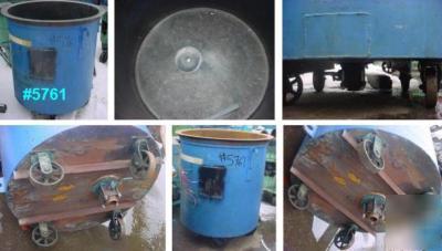 125 gal portable mix tank-c/s-36 in. dia. x 38 in #5761