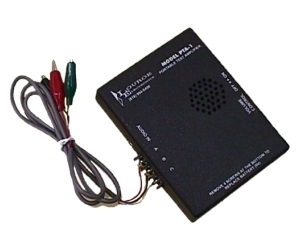 Louroe pta-1 portable test amplifier microphone battery