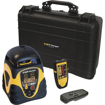 Self-leveling horizvert digital dual grade rotary laser
